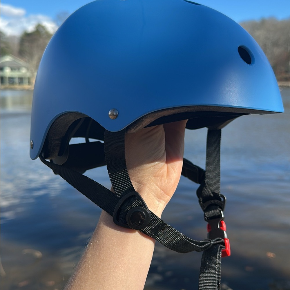 Kids Blue Helmet size small- adjustable.